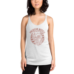 Red American Muscle Racerback Tank