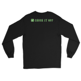 Green Check It Off Unisex Long Sleeve Tee