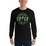 Green Check It Off Unisex Long Sleeve Tee
