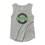 Green Check It Off Women's Cap Sleeve Tank