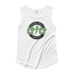 Green Check It Off Women's Cap Sleeve Tank