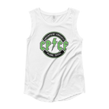 Green Check It Off Women's Cap Sleeve Tank