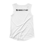 Red Check It Off Women's Cap Sleeve Tank