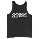 Option 2: Unisex Red, White & Blue Jersey Tank