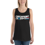 Option 2: Unisex Red, White & Blue Jersey Tank