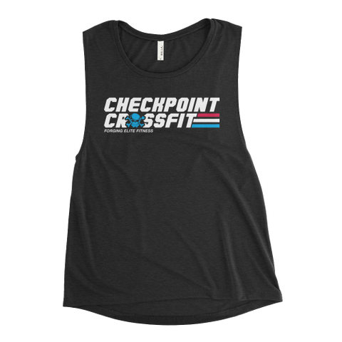 Option 2: Women's Red, White & Blue Muscle Tank