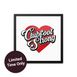 Clubfoot Strong Framed Print