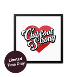 Clubfoot Strong Framed Print