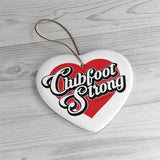 Clubfoot Strong Ceramic Ornament