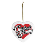 Clubfoot Strong Ceramic Ornament