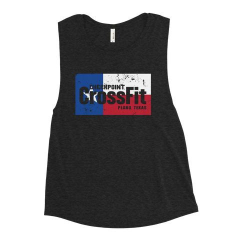 Women's Texas Flag Muscle Tank