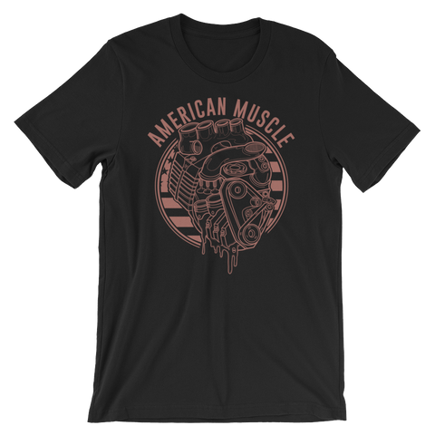 Red American Muscle Unisex Tee