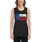 Women's Texas Flag Muscle Tank