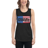 Women's American Flag Muscle Tank