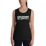 Option 2: Women's Red, White & Blue Muscle Tank