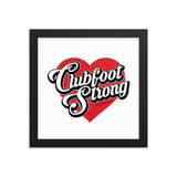 Clubfoot Strong Framed Print